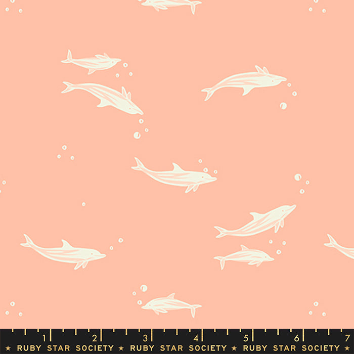 Florida 2 Dolphins in Peach - FQ or more