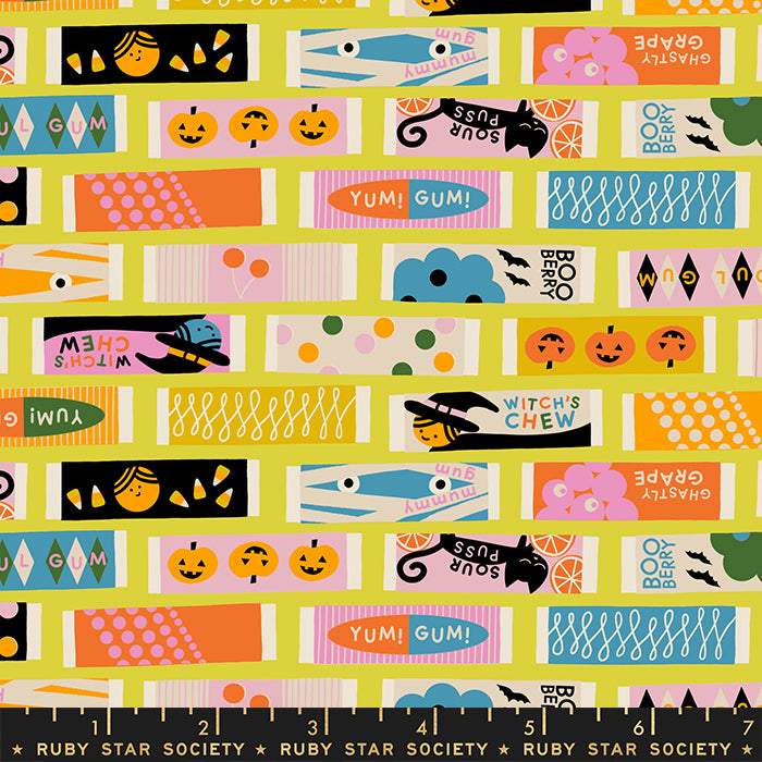 Spooky Darlings Fun Gum in Citron - FQ or more