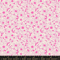 Tiny Frights Halloween Floral in Neon Pink - FQ or more