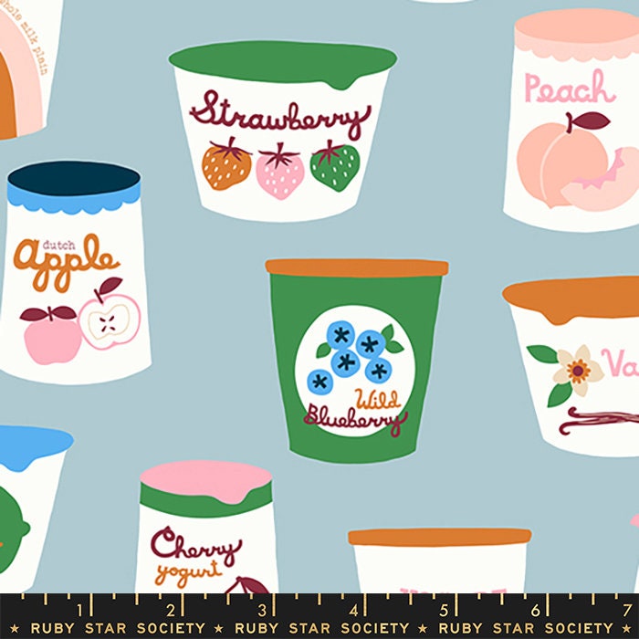Strawberry and Friends Yogurt in Blue - FQ or more